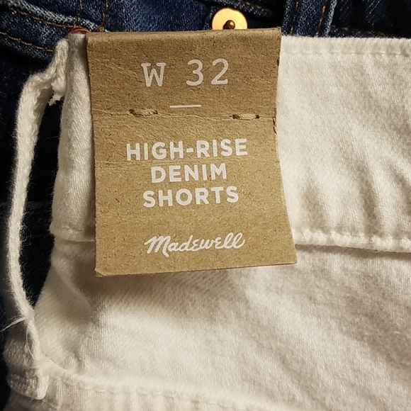 Madewell High-Rise Denim Shorts - Picture 5 of 7